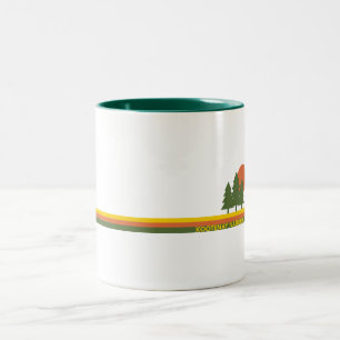 Kootenay Nationalpark Pine Trees Sun Zweifarbige Tasse