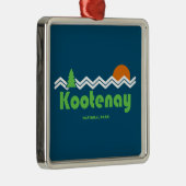 Kootenay Nationalpark Retro Ornament Aus Metall (Rechts)