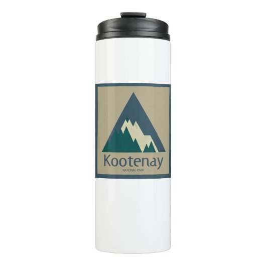 Kootenay-Nationalpark Rustikal Thermosbecher (Vorderseite)