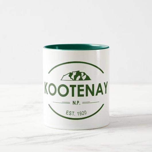 Kootenay-Nationalpark Zweifarbige Tasse (Mittel)