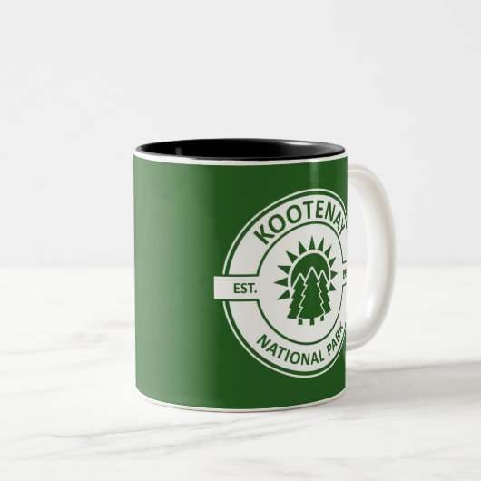Kootenay-Nationalpark Zweifarbige Tasse (VorderseiteRechts)