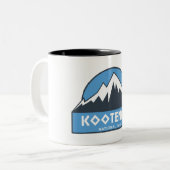 Kootenay-Nationalpark Zweifarbige Tasse (Vorderseite Links)