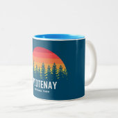 Kootenay-Nationalpark Zweifarbige Tasse (VorderseiteRechts)