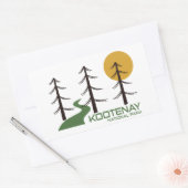 Kootenay Nationalparkweg Rechteckiger Aufkleber (Umschlag)