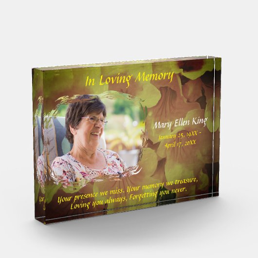 Kopa de Oro liebt Erinnerung Fotoblock (Links)