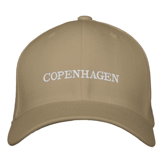 KOPENHAGEN BESTICKTE BASEBALLKAPPE (Vorderseite)