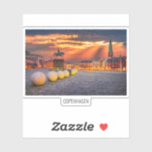 Kopenhagen, Dänemark Aufkleber (Blatt)