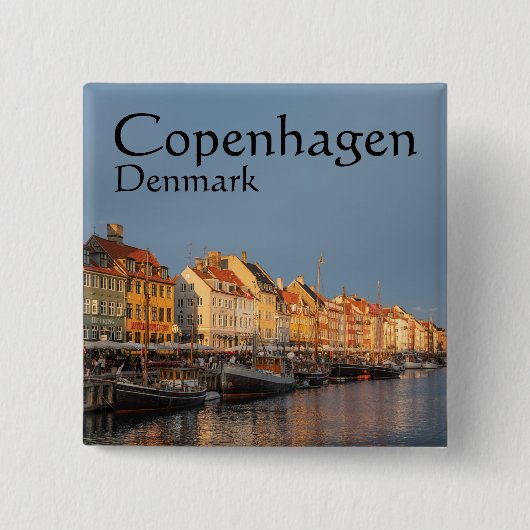 Kopenhagen Dänemark Button (Vorderseite)