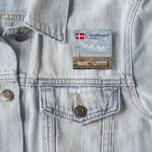 Kopenhagen Dänemark Button (Beispiel)