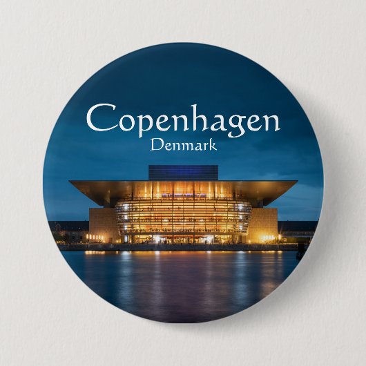 Kopenhagen Dänemark Button (Vorderseite)