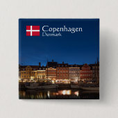 Kopenhagen Dänemark Button (Vorderseite)