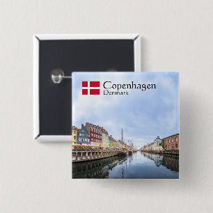 Kopenhagen Dänemark Button