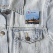 Kopenhagen Dänemark Button (Beispiel)