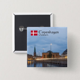 Kopenhagen Dänemark Button