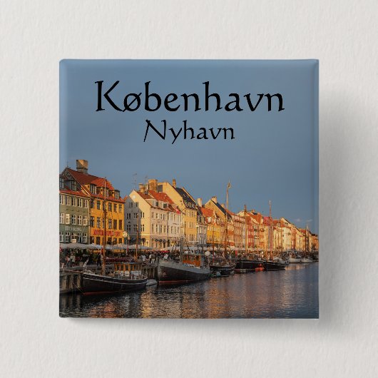 Kopenhagen Dänemark Button (Vorderseite)