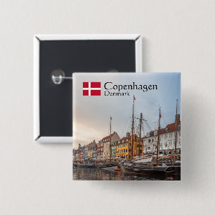 Kopenhagen Dänemark Button