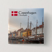 Kopenhagen Dänemark Button (Vorderseite)