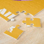 Kopenhagen, Dänemark - ein altes Reiseplakat Puzzle (Seite)