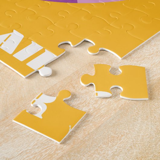 Kopenhagen, Dänemark - ein altes Reiseplakat Puzzle (Seite)