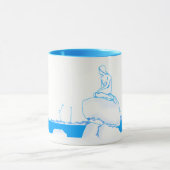 Kopenhagen Dänemark Elegant Classy Sketch Nostalgi Tasse (Zentrum)