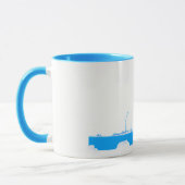 Kopenhagen Dänemark Elegant Classy Sketch Nostalgi Tasse (Links)