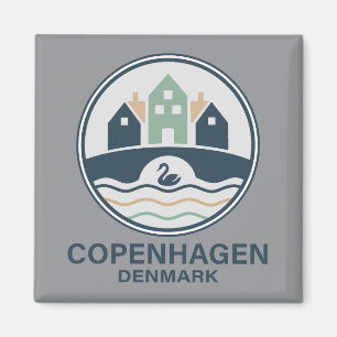 Kopenhagen Dänemark Europa Magnet