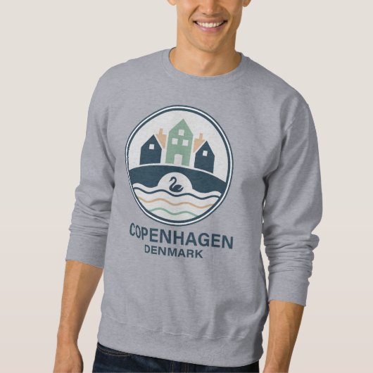 Kopenhagen Dänemark Europa Sweatshirt (Vorderseite)