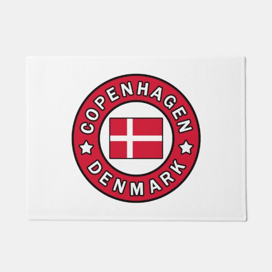 Kopenhagen Dänemark Fußmatte (Vorderseite)