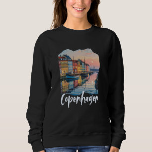 Kopenhagen Dänemark Gemälde Kopenhagen Sweatshirt