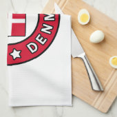 Kopenhagen Dänemark Geschirrtuch (Viertel Falte)