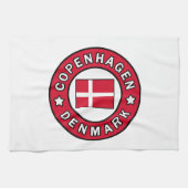 Kopenhagen Dänemark Geschirrtuch (Horizontal)