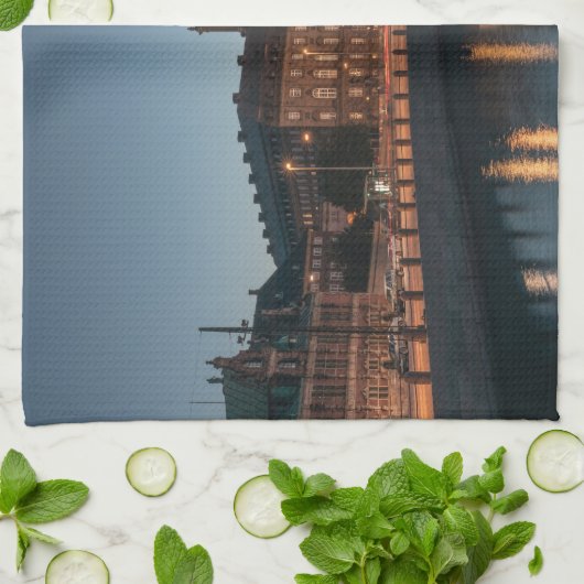 Kopenhagen Dänemark Geschirrtuch (Gefaltet)