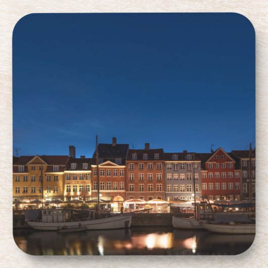 Kopenhagen Dänemark Getränkeuntersetzer (Vorderseite)