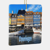 Kopenhagen Dänemark Hauptstadt Canal Zuhause Nyhav Keramikornament (Rechts)