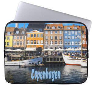 Kopenhagen Dänemark Hauptstadt Canal Zuhause Nyhav Laptopschutzhülle