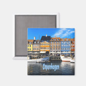 Kopenhagen Dänemark Hauptstadt Canal Zuhause Nyhav Magnet (Vorderseite/Rückseite)