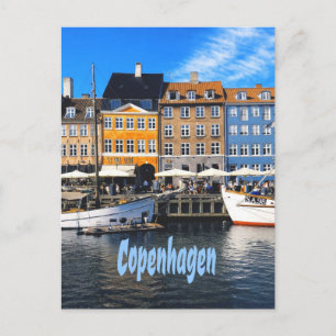 Kopenhagen Dänemark Hauptstadt Canal Zuhause Nyhav Postkarte