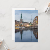 Kopenhagen Dänemark Karte (Vorderseite/Rückseite Beispiel)