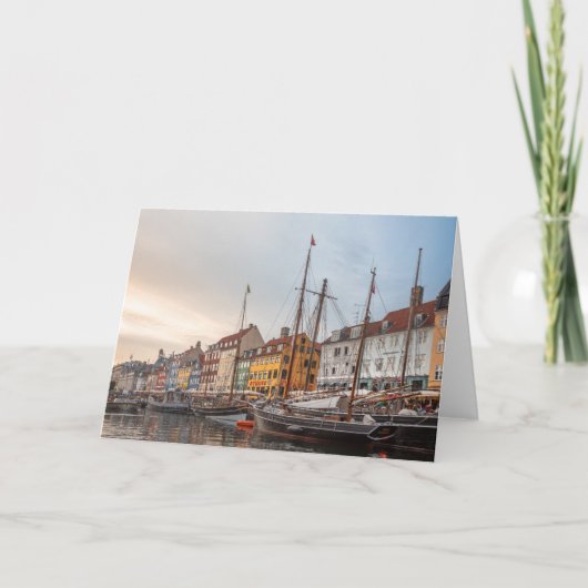 Kopenhagen Dänemark Karte (Vorderseite)