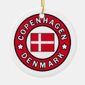 Kopenhagen Dänemark Keramik Ornament (Vorne)