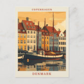 Kopenhagen Dänemark Kunst, Dichtung und Musik Postkarte (Vorderseite)