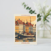 Kopenhagen Dänemark Kunst, Dichtung und Musik Postkarte (Stehend Vorderseite)