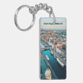 Kopenhagen, Dänemark landschaftliches Foto Schlüsselanhänger (Vorderseite links)