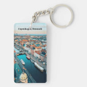 Kopenhagen, Dänemark landschaftliches Foto Schlüsselanhänger (Rückseite)