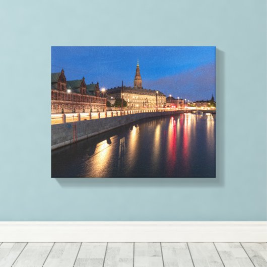 Kopenhagen Dänemark Leinwanddruck (Insitu (Holzboden))