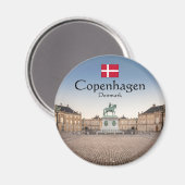 Kopenhagen Dänemark Magnet (Vorderseite/Rückseite)