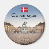 Kopenhagen Dänemark Magnet (Vorne)