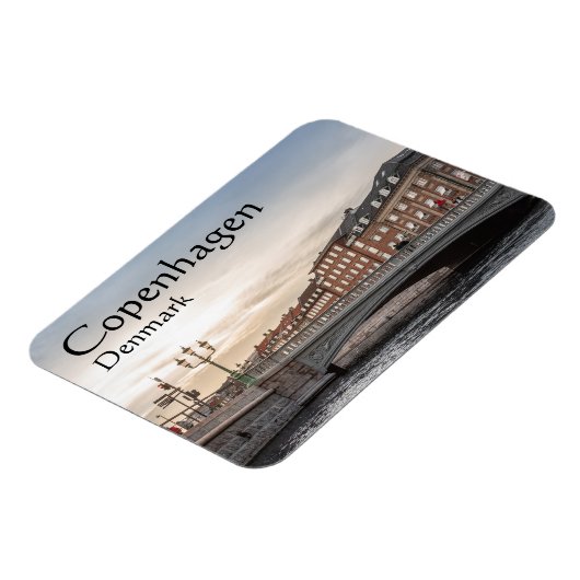 Kopenhagen Dänemark Magnet (Linke Seite)