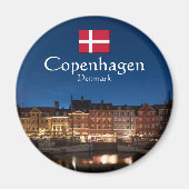 Kopenhagen Dänemark Magnet (Vorne)