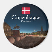 Kopenhagen Dänemark Magnet (Vorne)